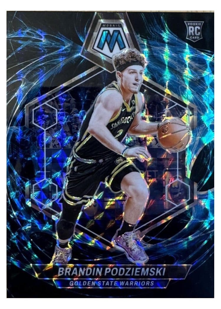 2023-24 Panini Mosaic Base Set Brandin Podziemski #245 card