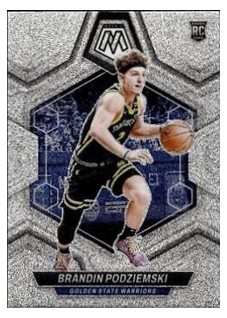 2023-24 Panini Mosaic Base Set Brandin Podziemski #245 card