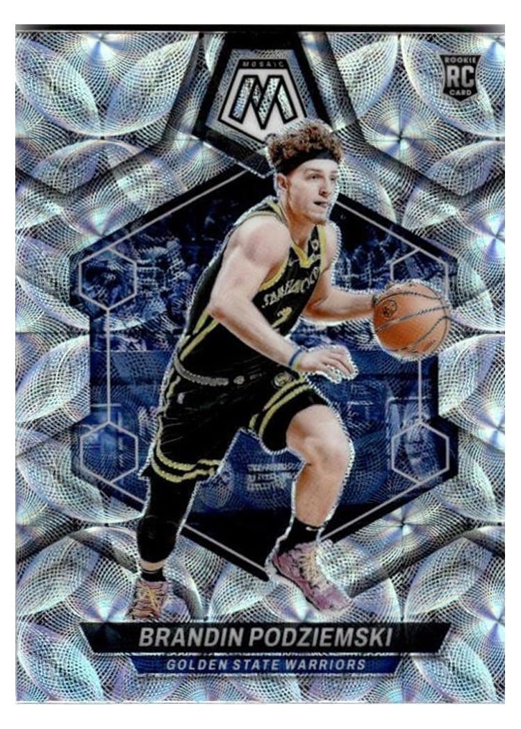 2023-24 Panini Mosaic Base Set Brandin Podziemski #245 card