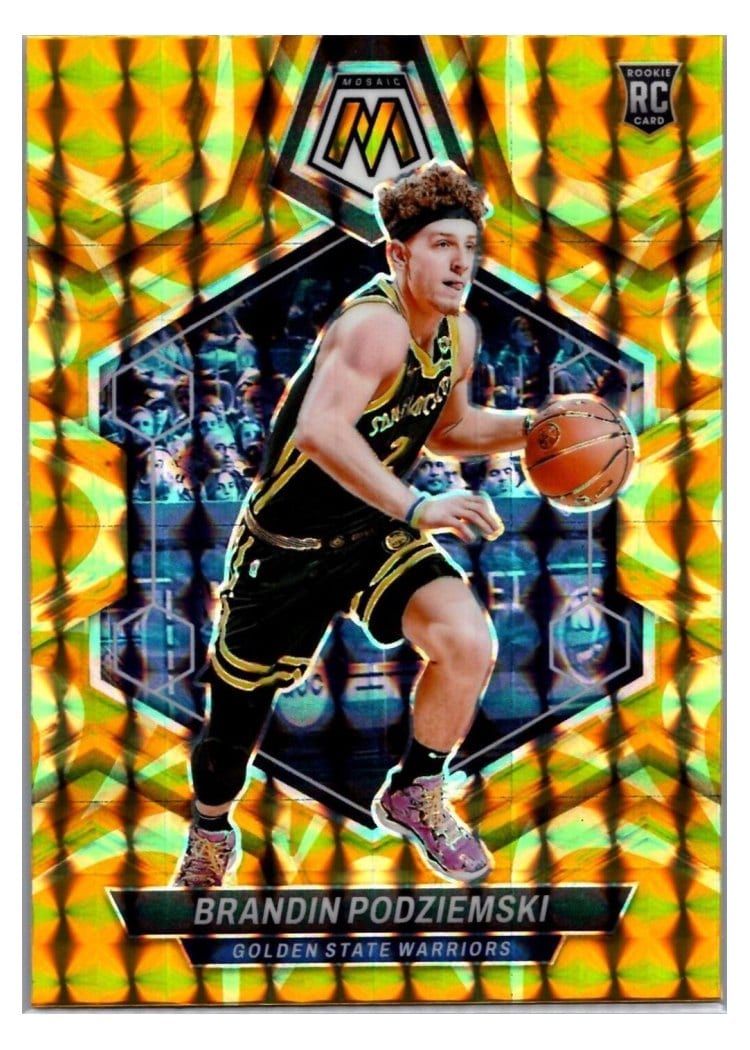 2023-24 Panini Mosaic Base Set Brandin Podziemski #245 card