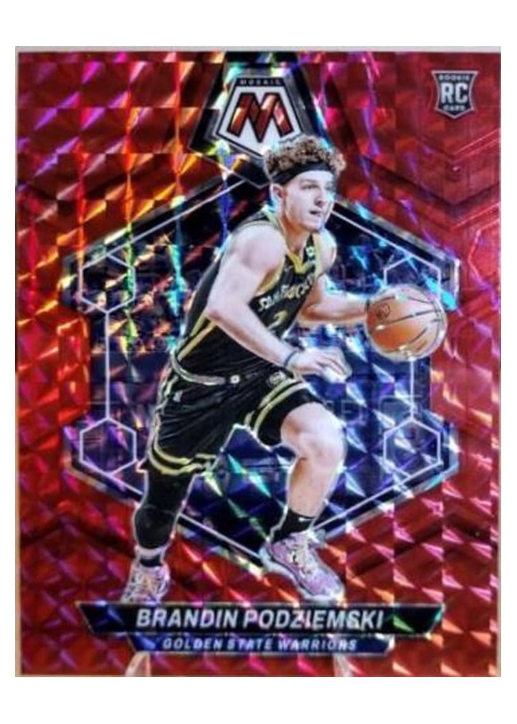 2023-24 Panini Mosaic Base Set Brandin Podziemski #245 card