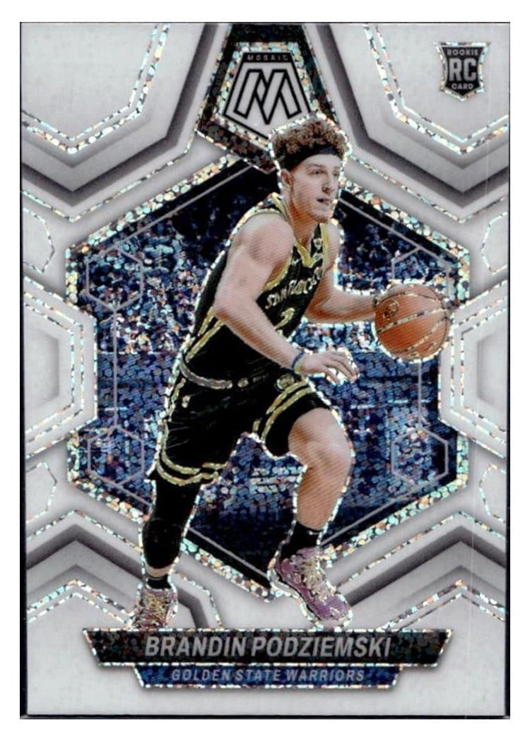 2023-24 Panini Mosaic Base Set Brandin Podziemski #245 card