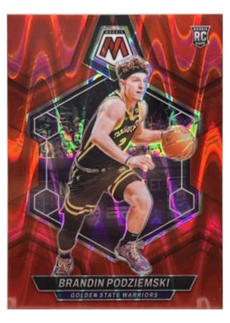 2023-24 Panini Mosaic Base Set Brandin Podziemski #245 card