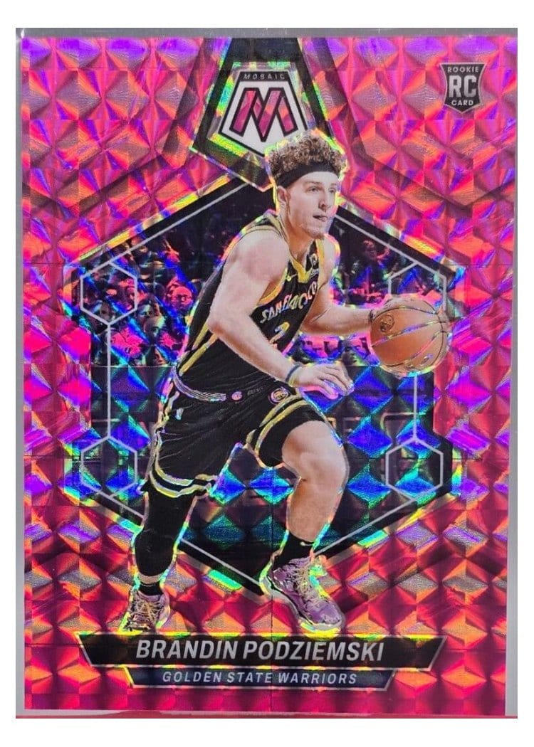 2023-24 Panini Mosaic Base Set Brandin Podziemski #245 card
