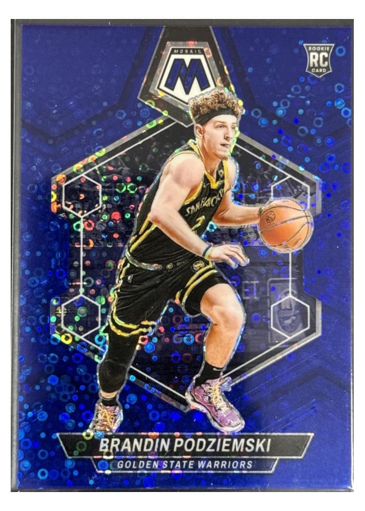 2023-24 Panini Mosaic Base Set Brandin Podziemski #245 card