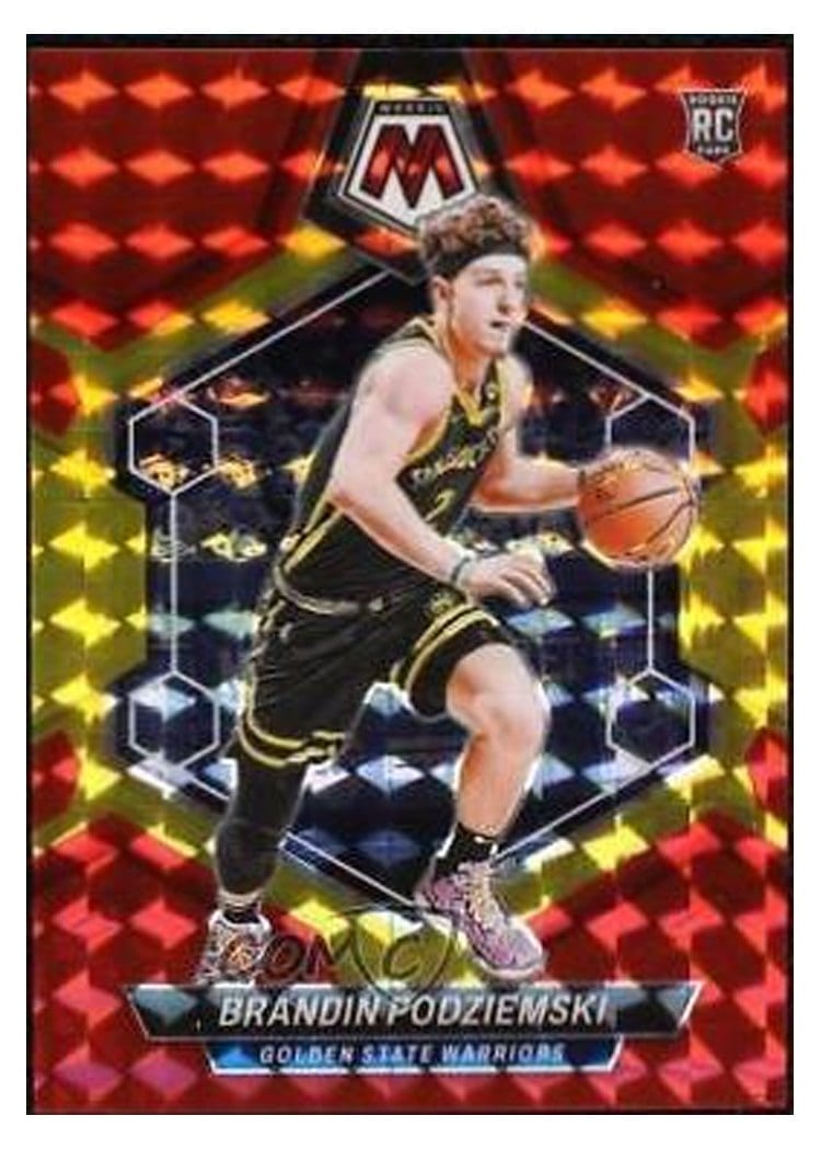 2023-24 Panini Mosaic Base Set Brandin Podziemski #245 card