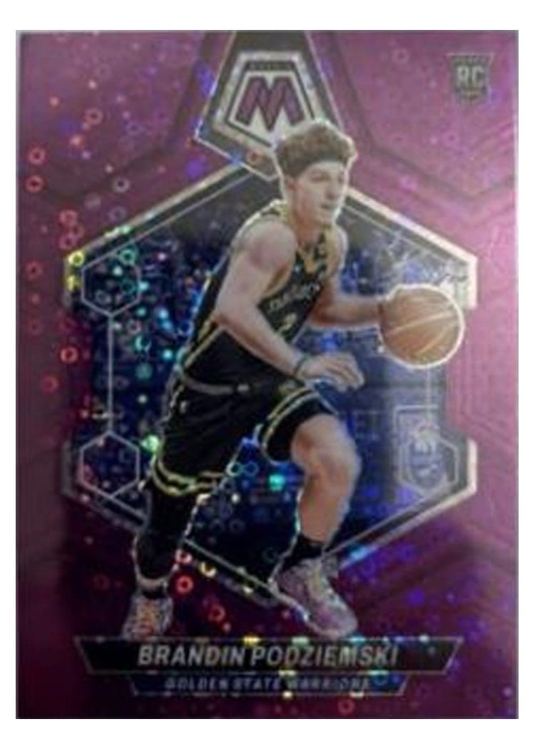 2023-24 Panini Mosaic Base Set Brandin Podziemski #245 card