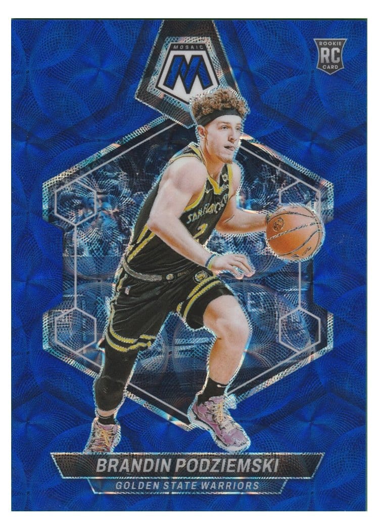 2023-24 Panini Mosaic Base Set Brandin Podziemski #245 card