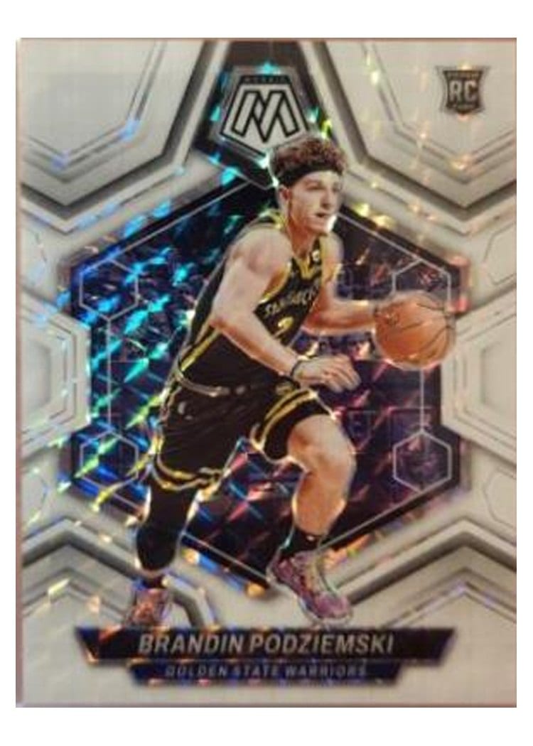 2023-24 Panini Mosaic Base Set Brandin Podziemski #245 card