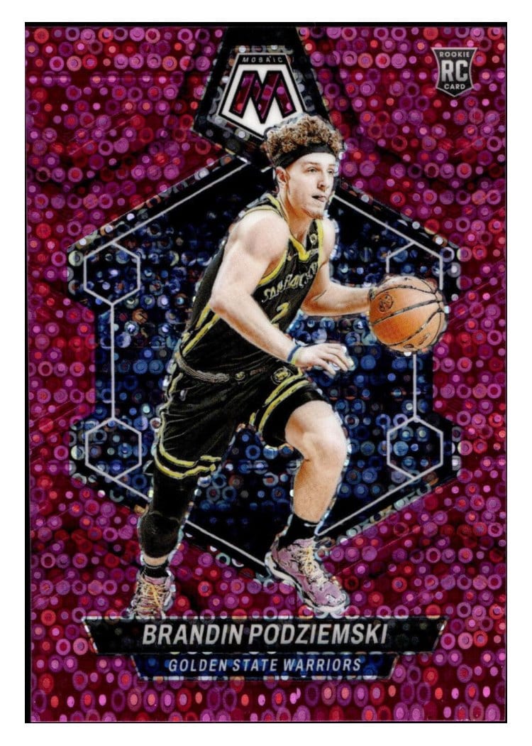 2023-24 Panini Mosaic Base Set Brandin Podziemski #245 card