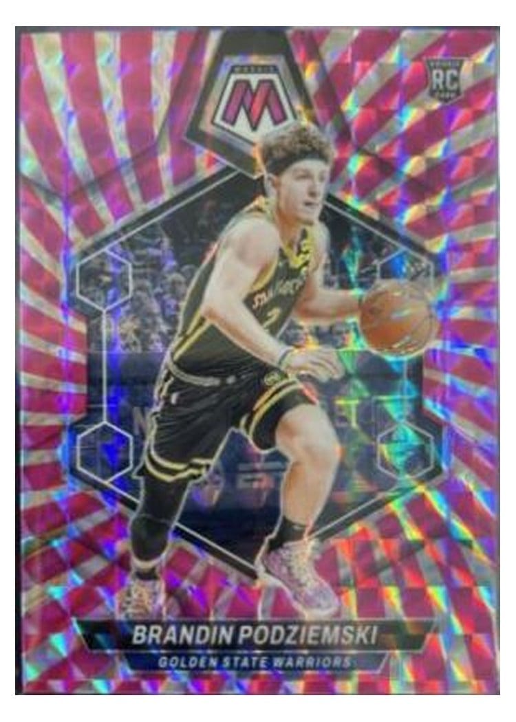 2023-24 Panini Mosaic Base Set Brandin Podziemski #245 card