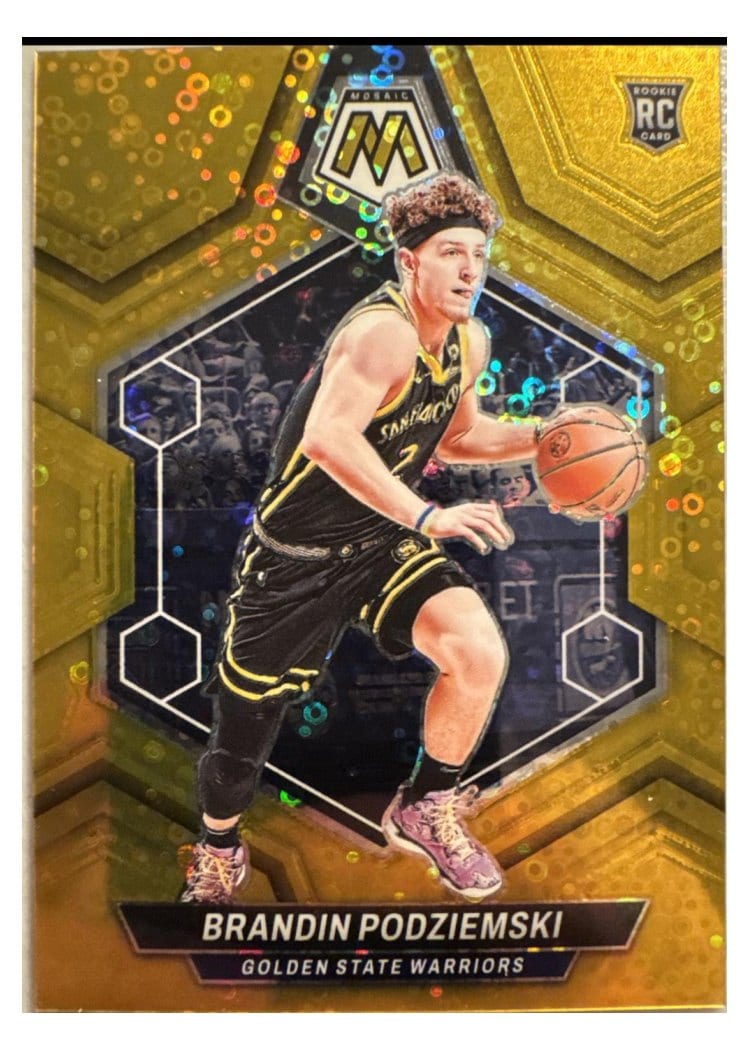 2023-24 Panini Mosaic Base Set Brandin Podziemski #245 card