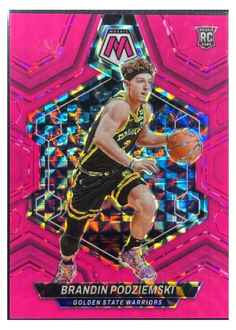 2023-24 Panini Mosaic Base Set Brandin Podziemski #245 card