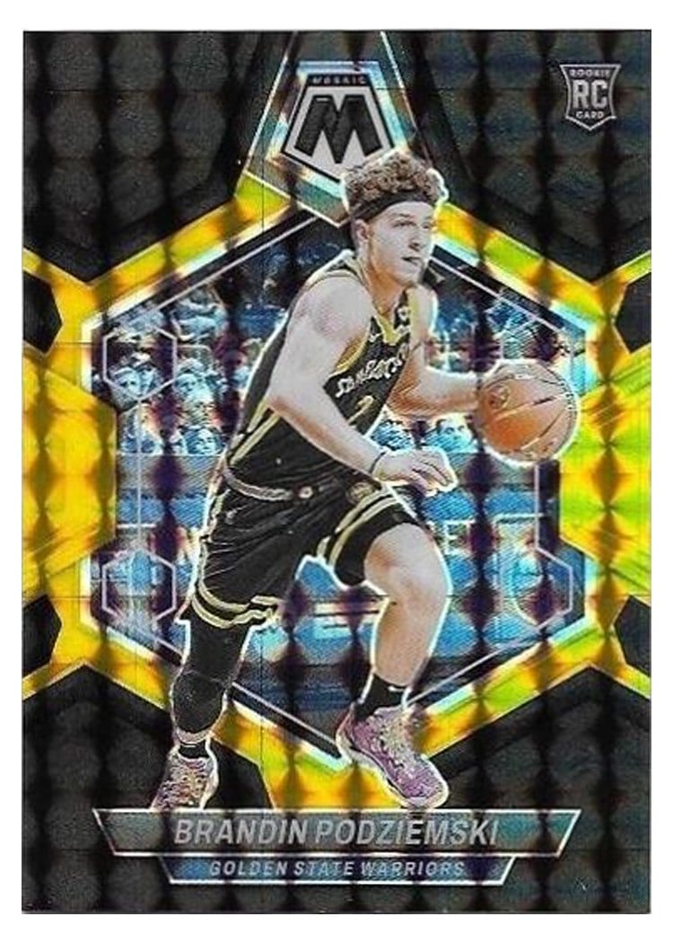 2023-24 Panini Mosaic Base Set Brandin Podziemski #245 card