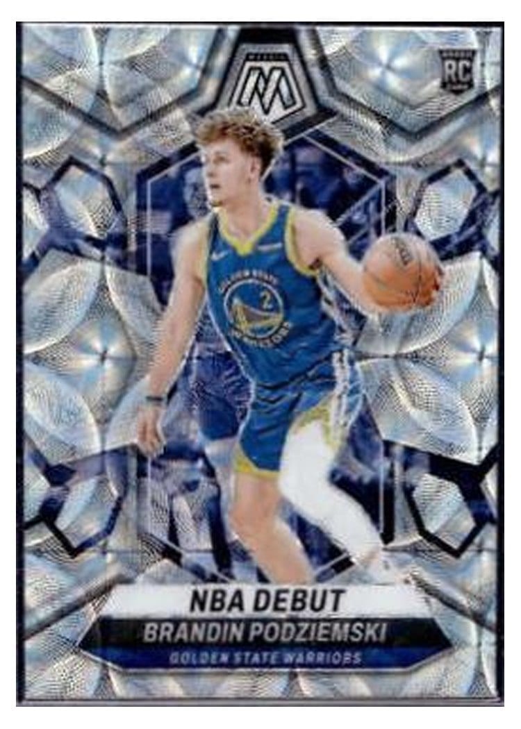 2023-24 Panini Mosaic Base Set Brandin Podziemski #266 card