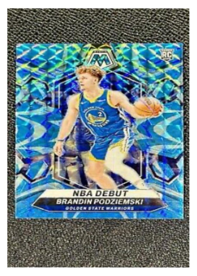 2023-24 Panini Mosaic Base Set Brandin Podziemski #266 card