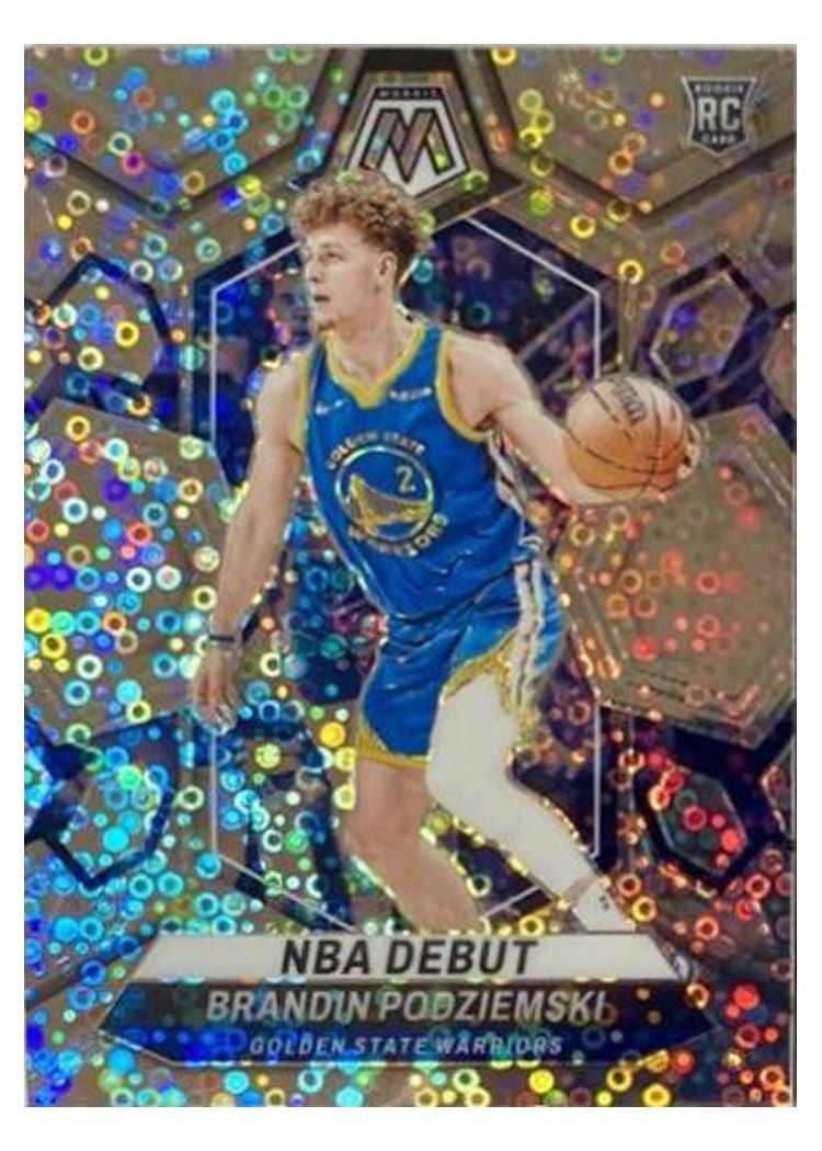 2023-24 Panini Mosaic Base Set Brandin Podziemski #266 card