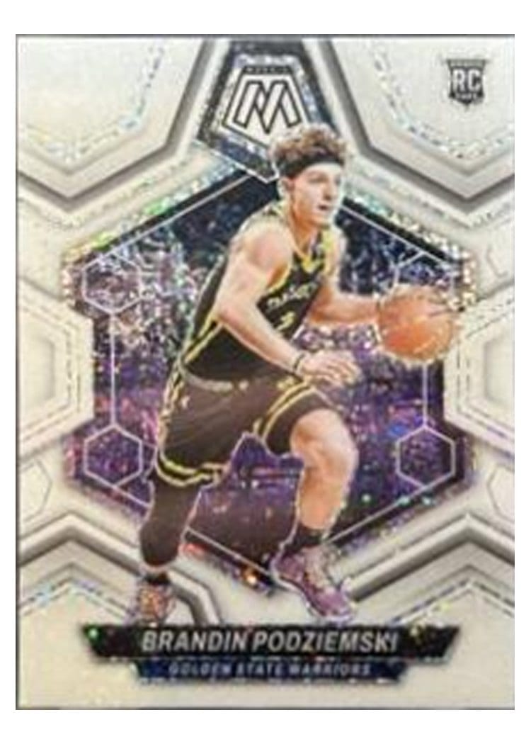 2023-24 Panini Mosaic Base Set Brandin Podziemski #266 card