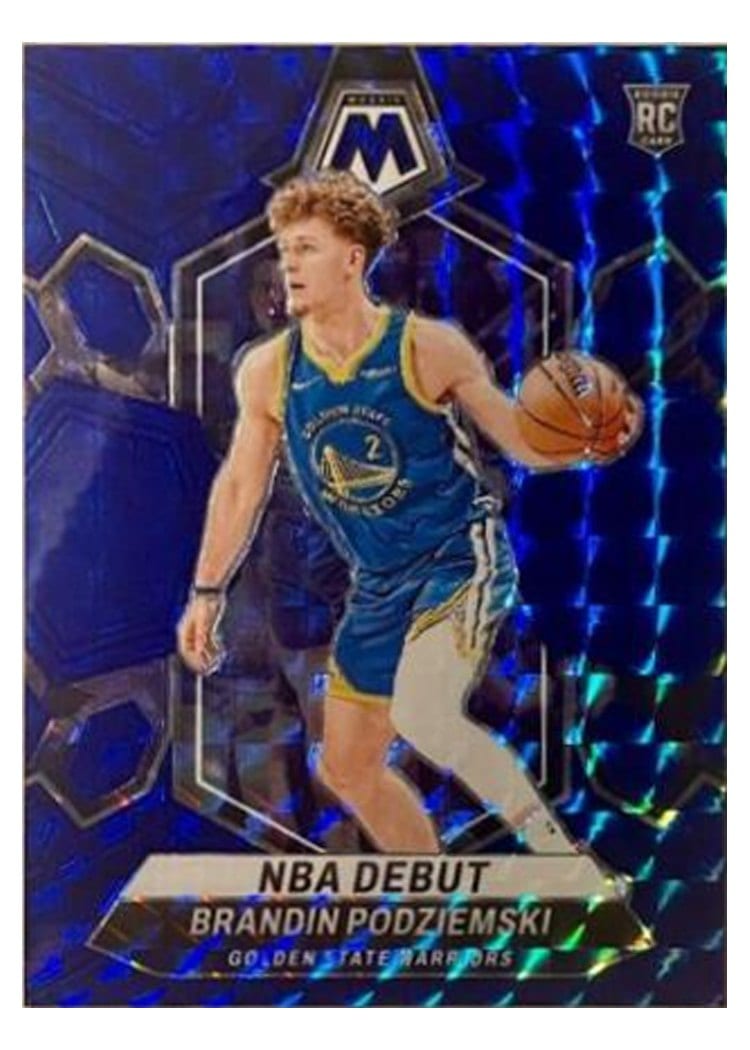 2023-24 Panini Mosaic Base Set Brandin Podziemski #266 card