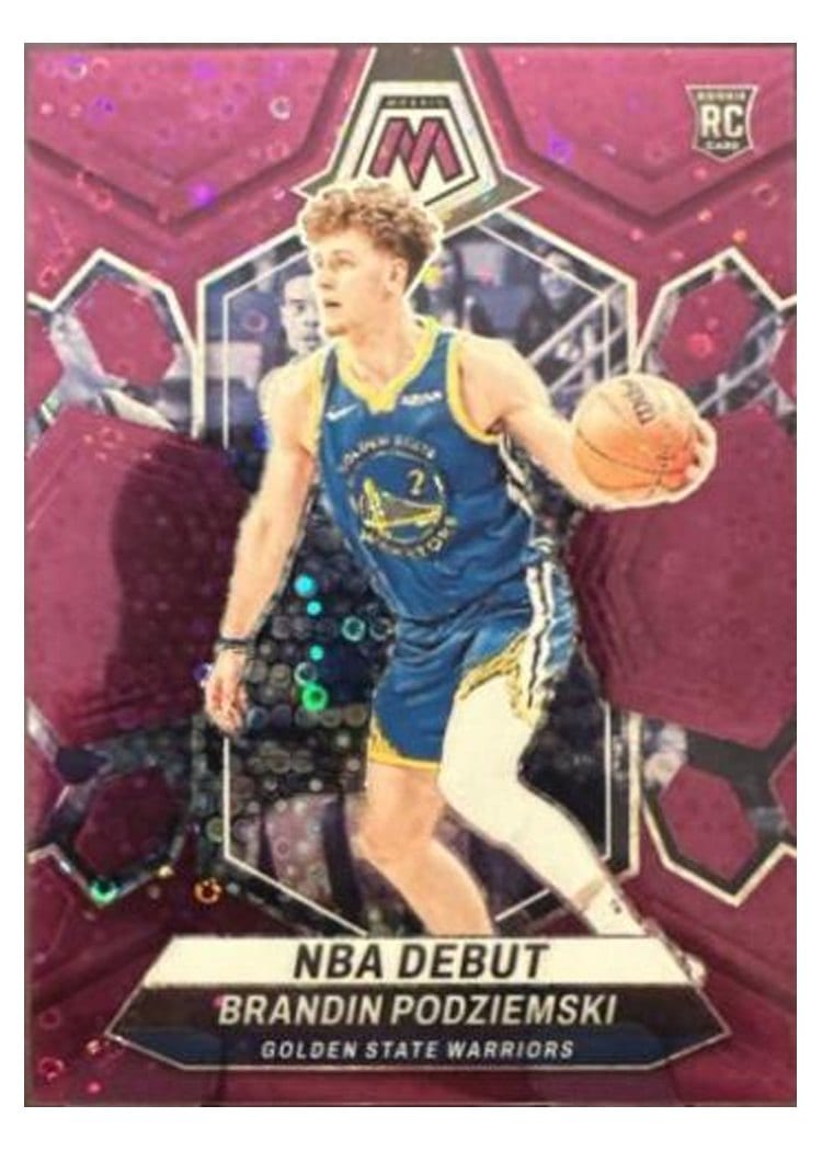 2023-24 Panini Mosaic Base Set Brandin Podziemski #266 card