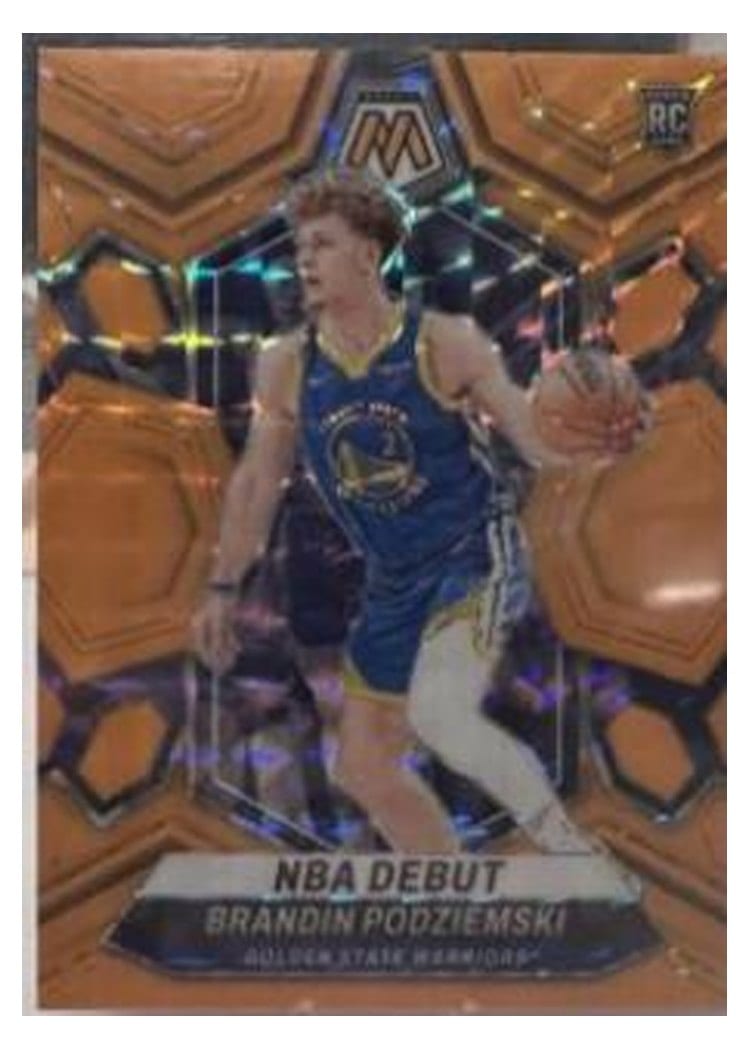 2023-24 Panini Mosaic Base Set Brandin Podziemski #266 card