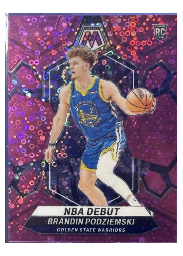 2023-24 Panini Mosaic Base Set Brandin Podziemski #266 card