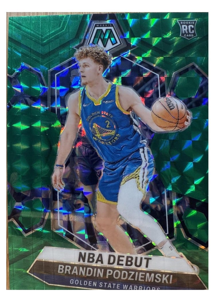 2023-24 Panini Mosaic Base Set Brandin Podziemski #266 card