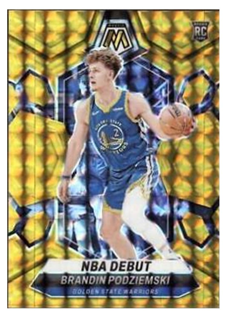 2023-24 Panini Mosaic Base Set Brandin Podziemski #266 card