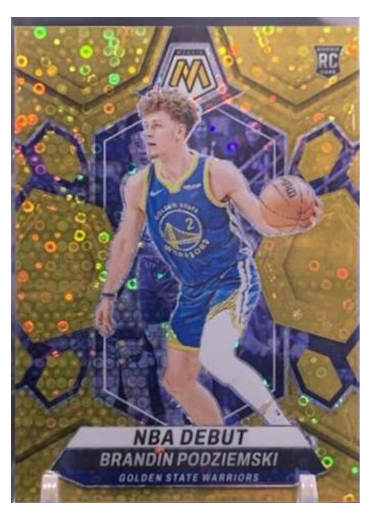 2023-24 Panini Mosaic Base Set Brandin Podziemski #266 card