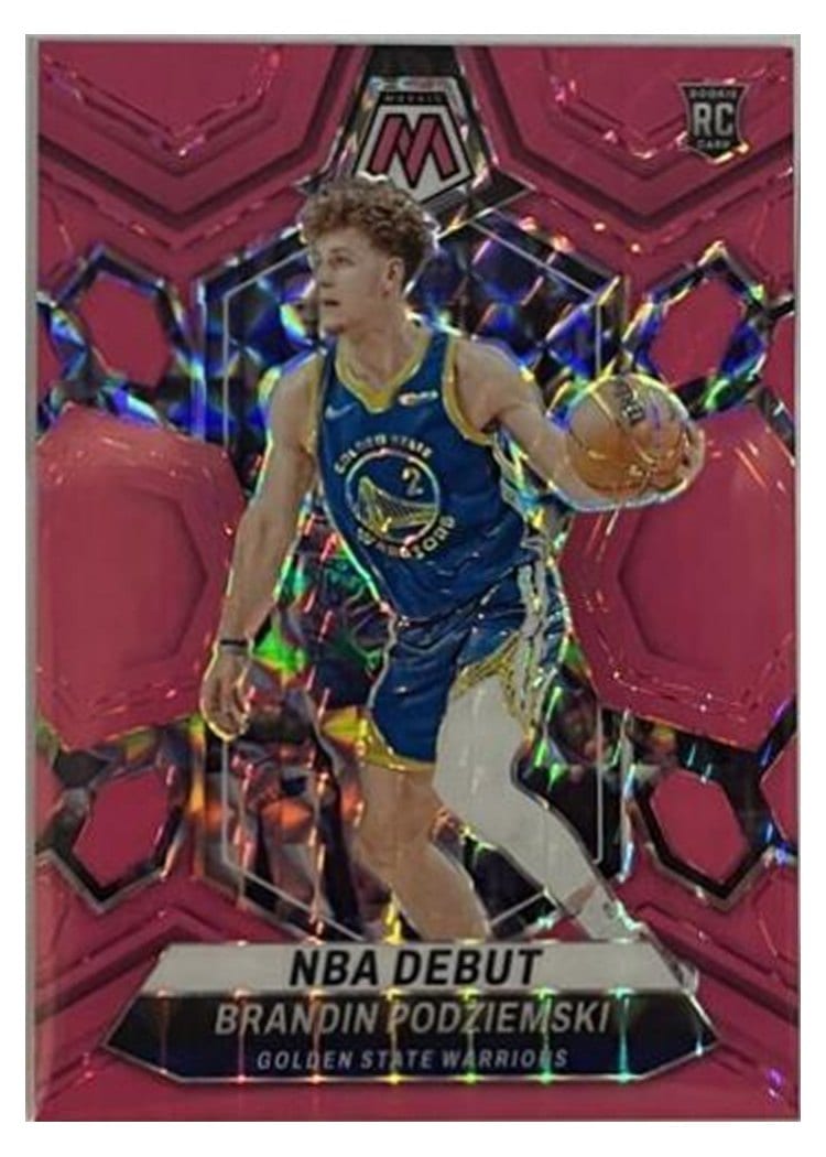 2023-24 Panini Mosaic Base Set Brandin Podziemski #266 card