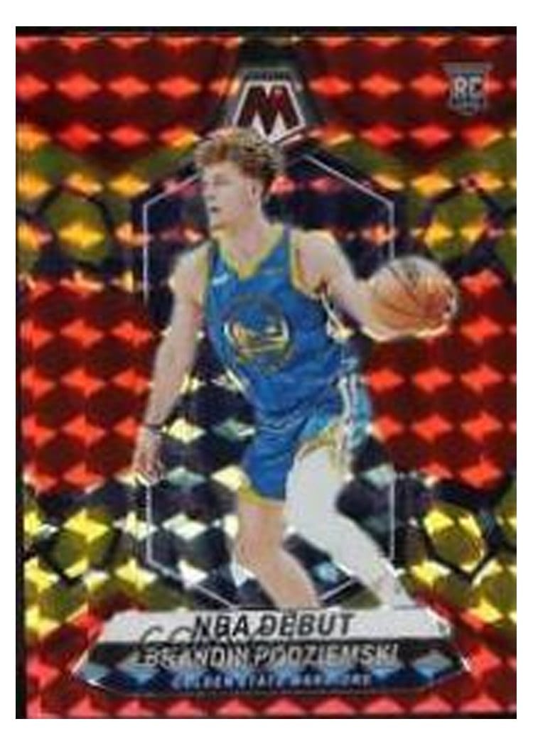 2023-24 Panini Mosaic Base Set Brandin Podziemski #266 card