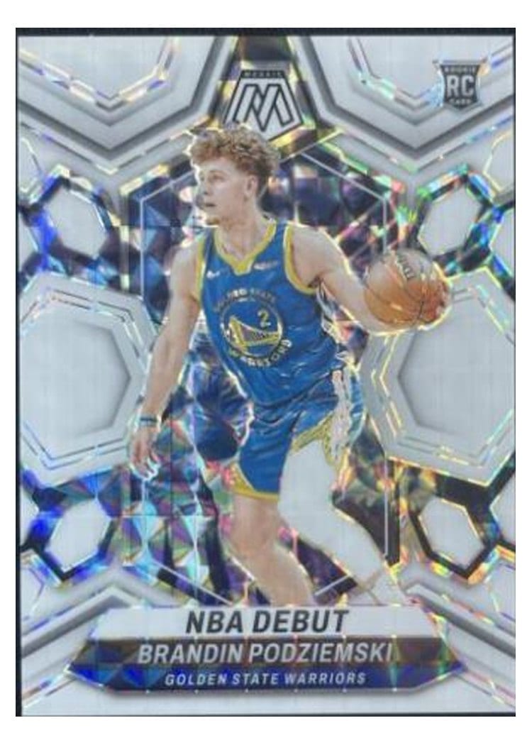 2023-24 Panini Mosaic Base Set Brandin Podziemski #266 card