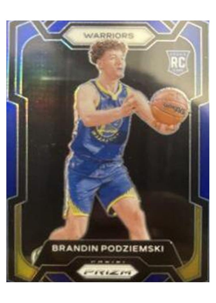 2023-24 Panini Prizm Base Set Brandin Podziemski #147 card