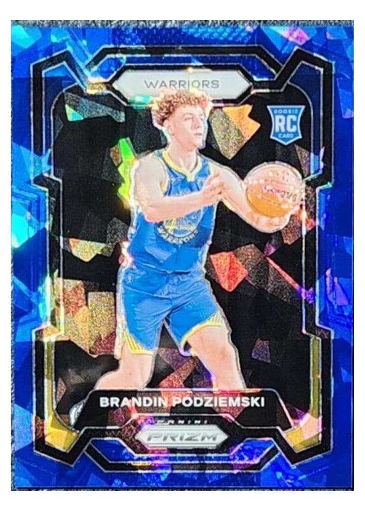 2023-24 Panini Prizm Base Set Brandin Podziemski #147 card