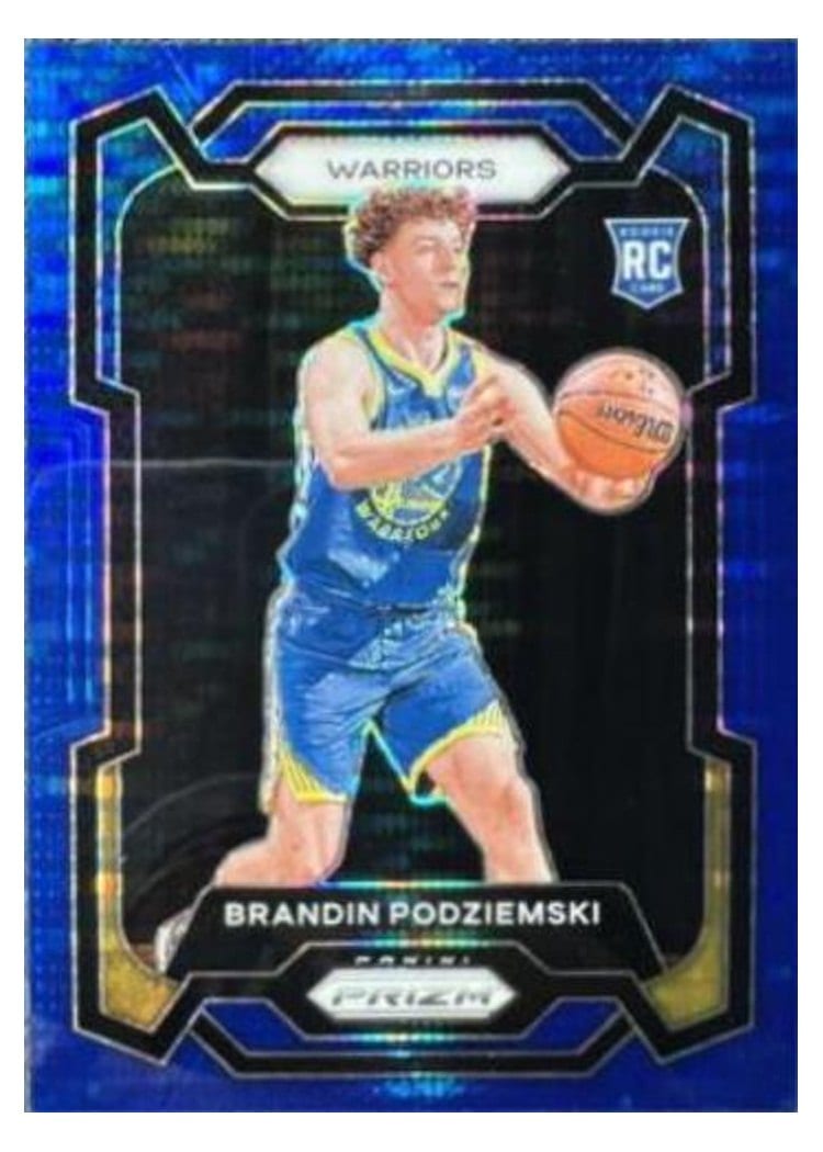 2023-24 Panini Prizm Base Set Brandin Podziemski #147 card
