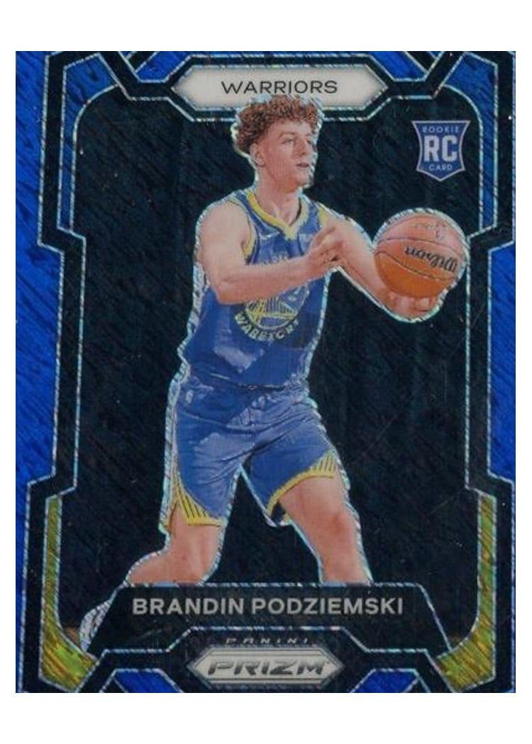 2023-24 Panini Prizm Base Set Brandin Podziemski #147 card