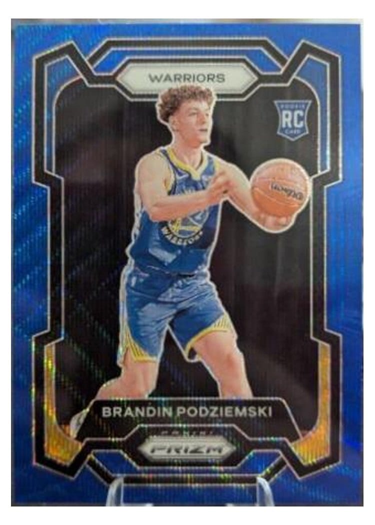 2023-24 Panini Prizm Base Set Brandin Podziemski #147 card