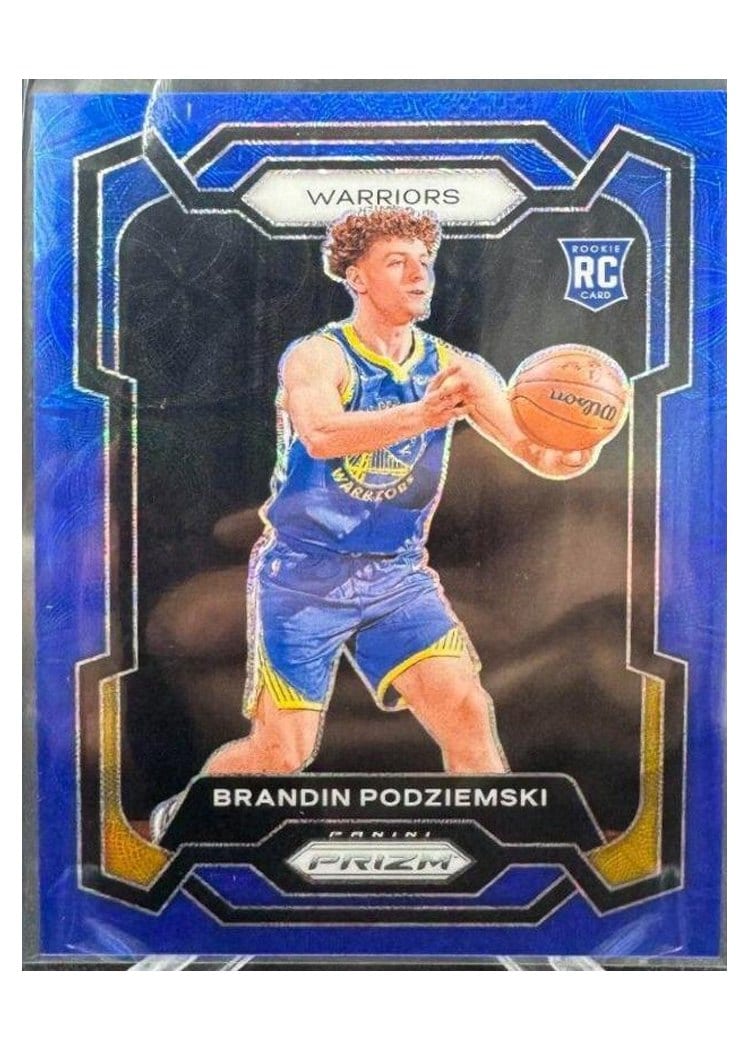 2023-24 Panini Prizm Base Set Brandin Podziemski #147 card