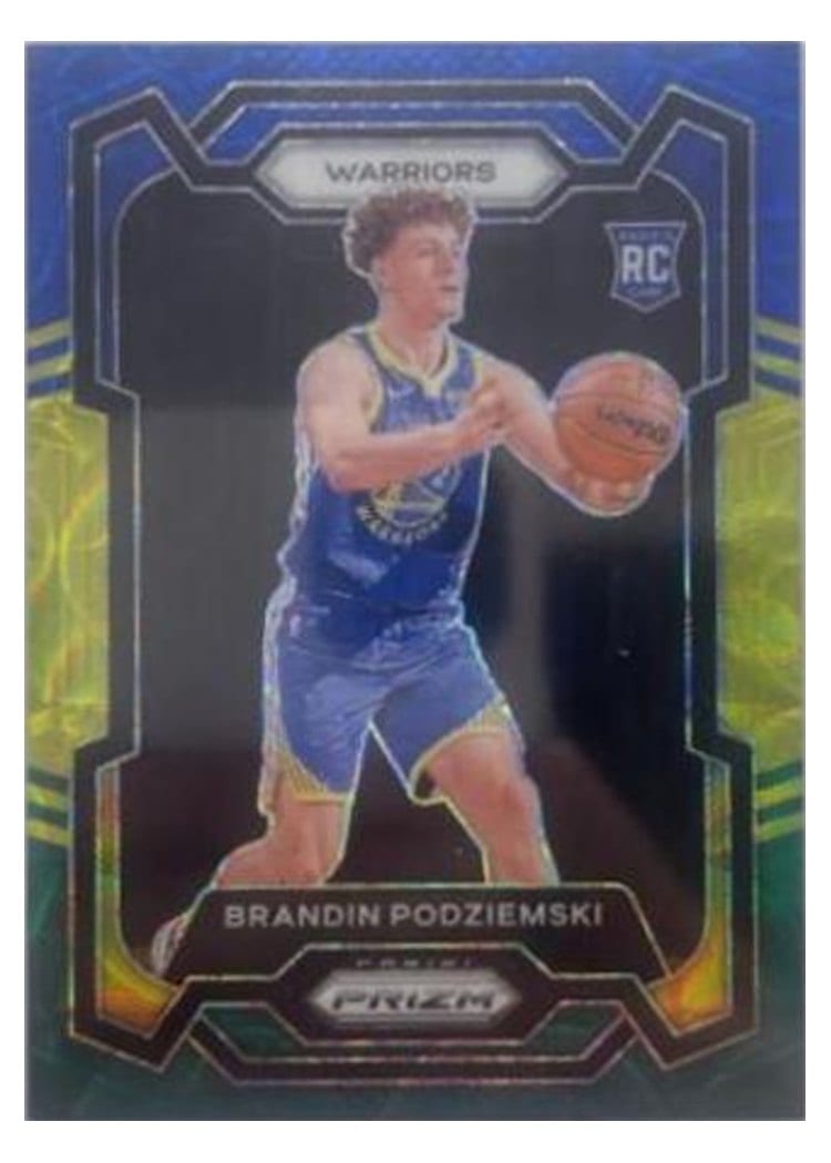 2023-24 Panini Prizm Base Set Brandin Podziemski #147 card