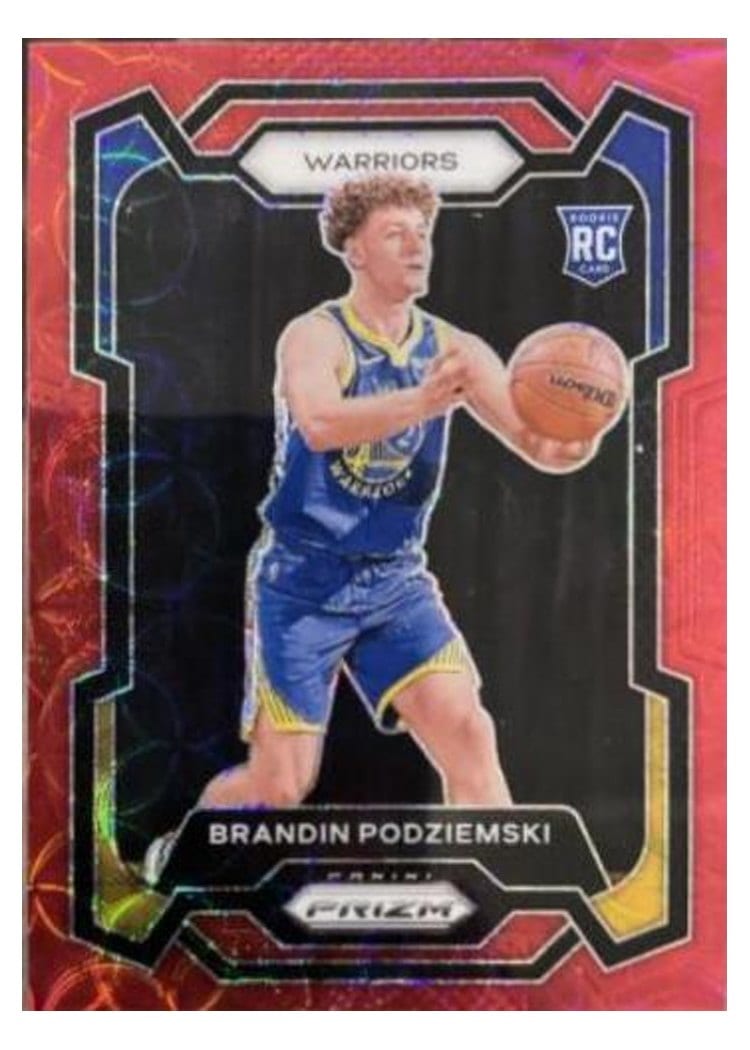 2023-24 Panini Prizm Base Set Brandin Podziemski #147 card