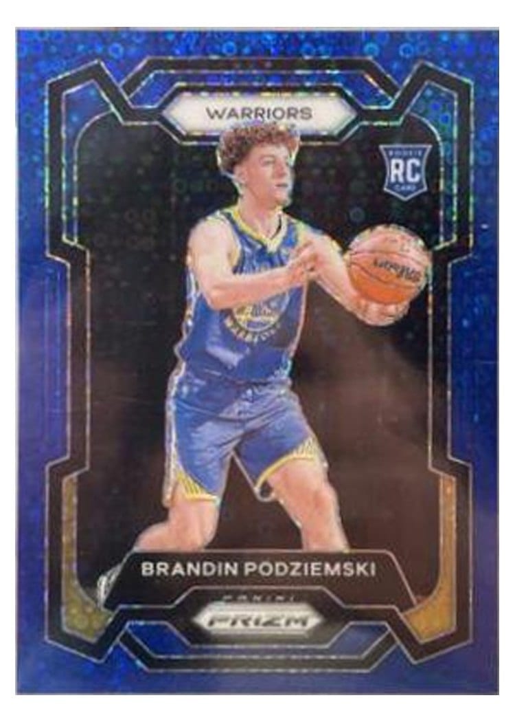 2023-24 Panini Prizm Base Set Brandin Podziemski #147 card