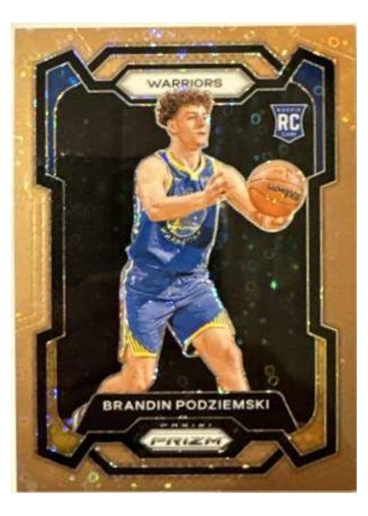 2023-24 Panini Prizm Base Set Brandin Podziemski #147 card
