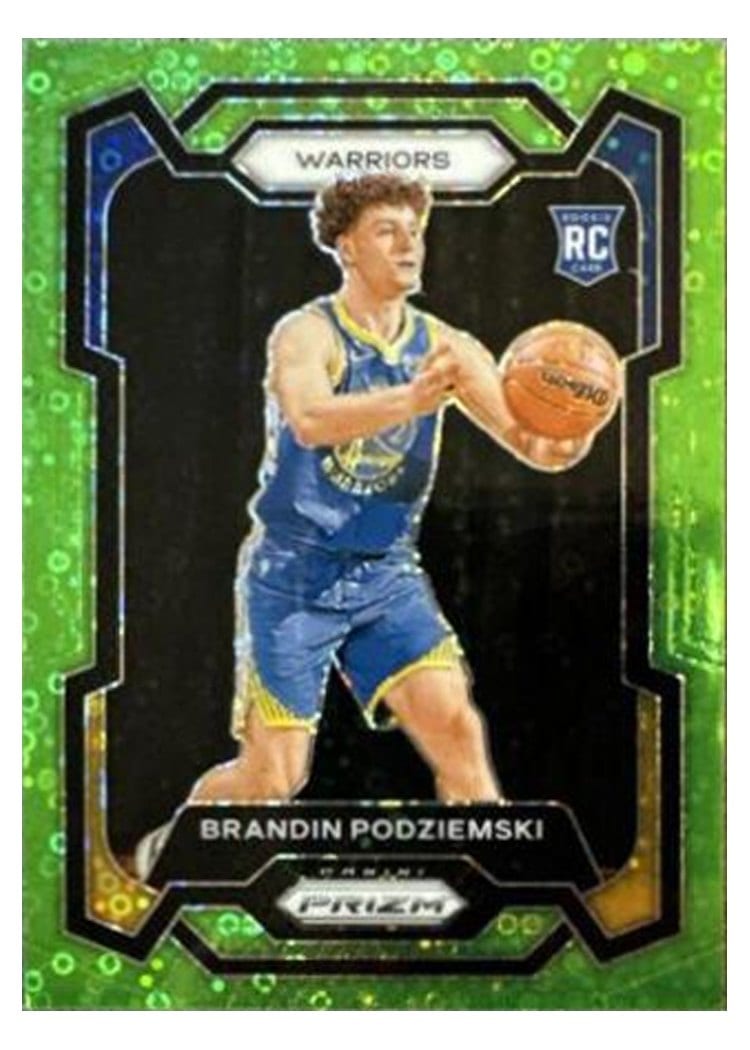 2023-24 Panini Prizm Base Set Brandin Podziemski #147 card