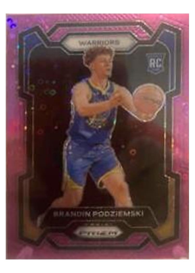2023-24 Panini Prizm Base Set Brandin Podziemski #147 card