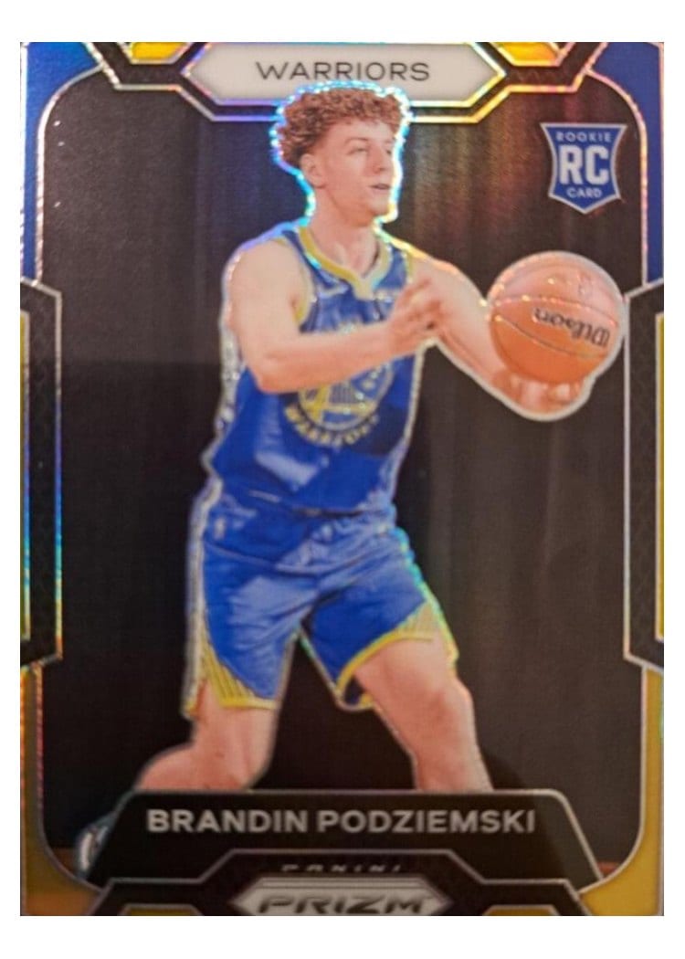 2023-24 Panini Prizm Base Set Brandin Podziemski #147 card