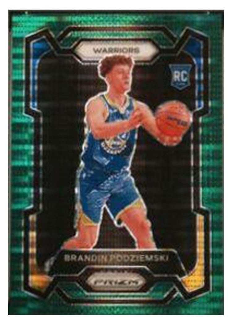 2023-24 Panini Prizm Base Set Brandin Podziemski #147 card