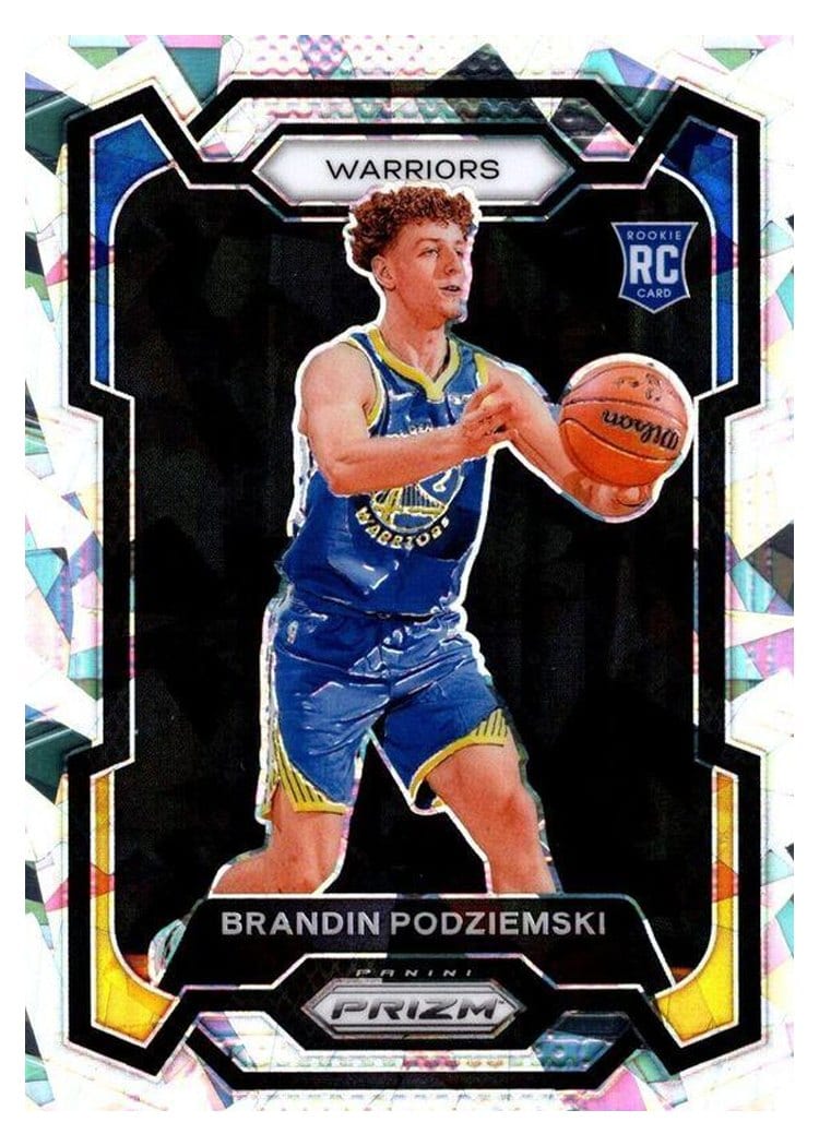2023-24 Panini Prizm Base Set Brandin Podziemski #147 card