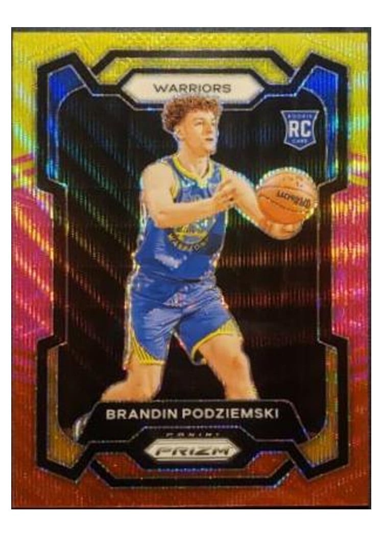 2023-24 Panini Prizm Base Set Brandin Podziemski #147 card