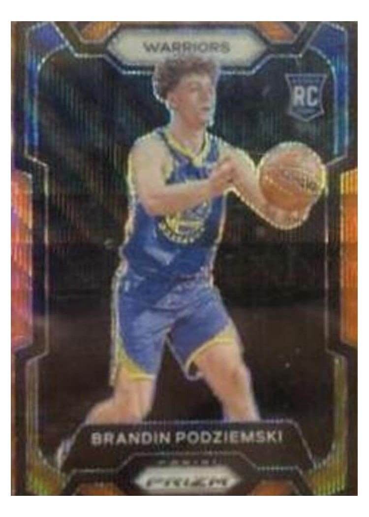 2023-24 Panini Prizm Base Set Brandin Podziemski #147 card