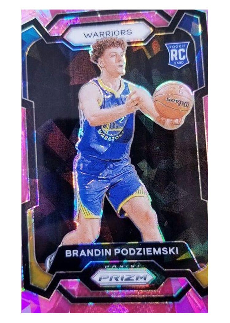 2023-24 Panini Prizm Base Set Brandin Podziemski #147 card